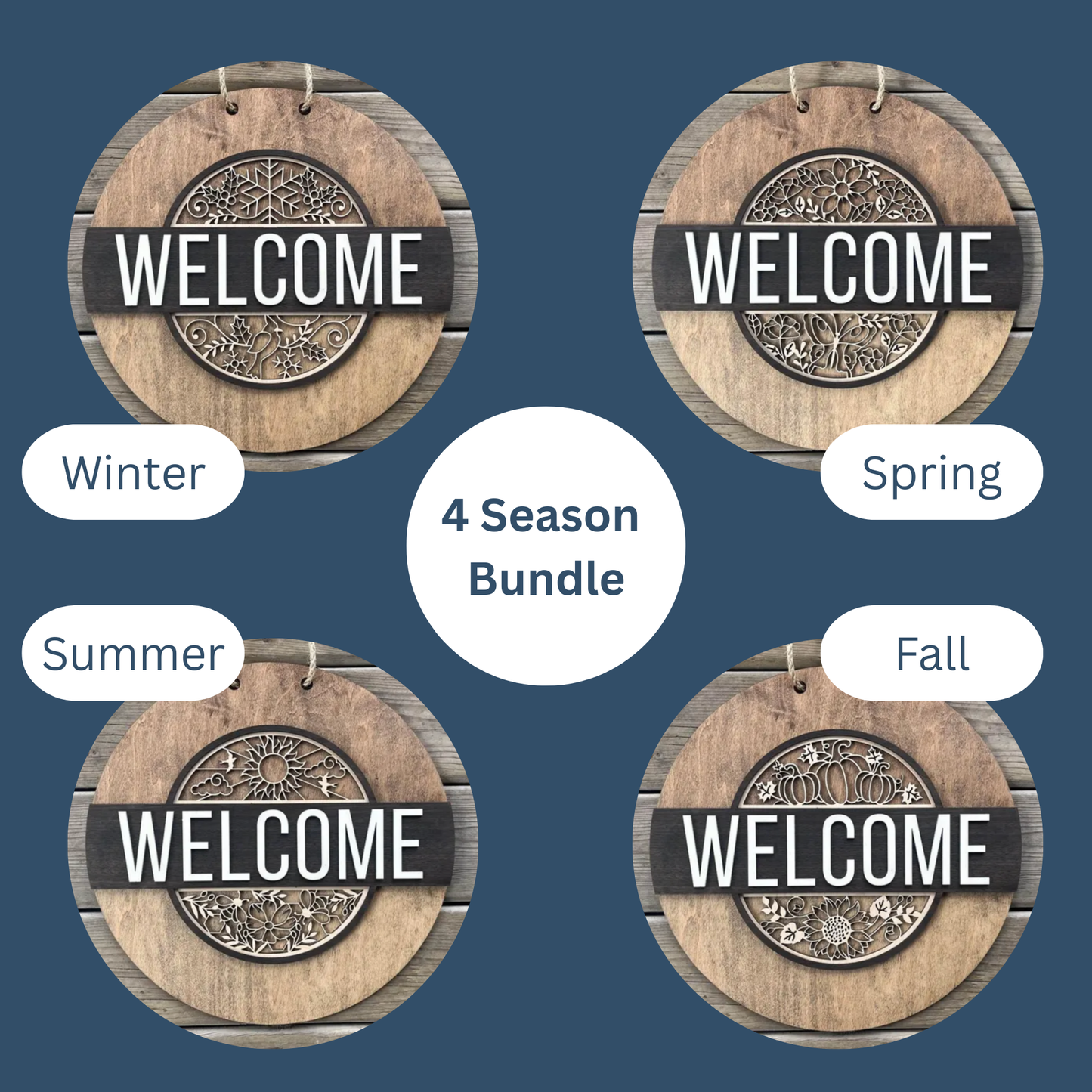 Welcome Seasonal Door Hanger