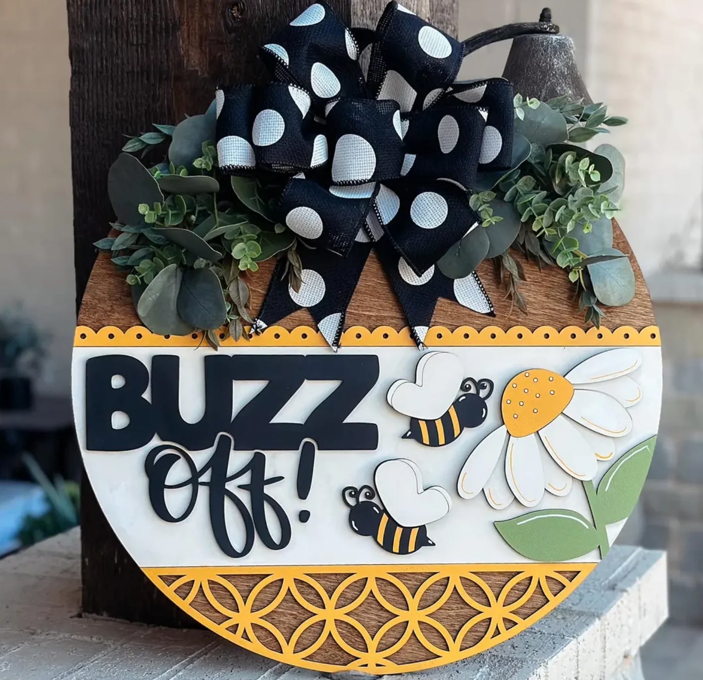 Buzz Off Door Hanger