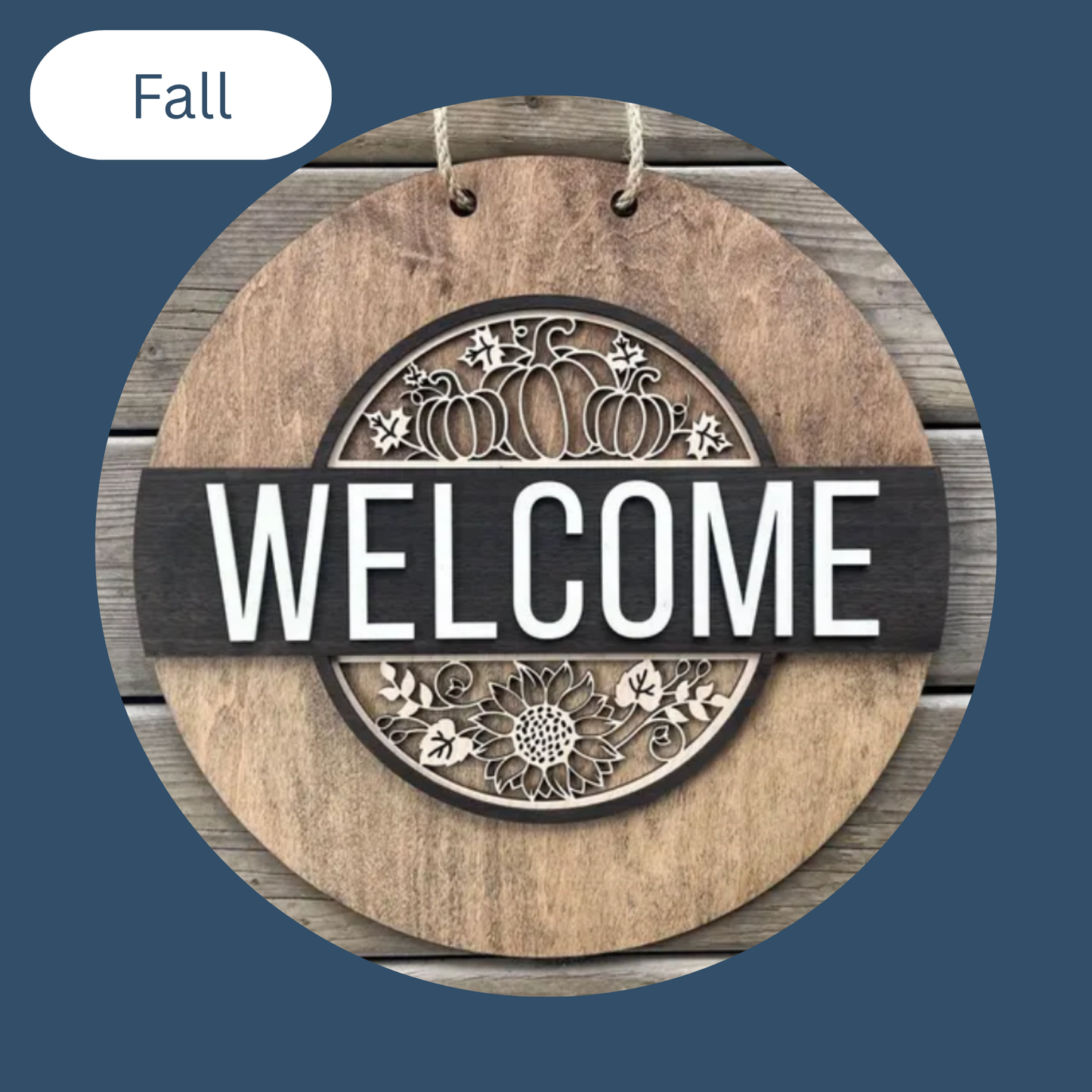 Welcome Seasonal Door Hanger