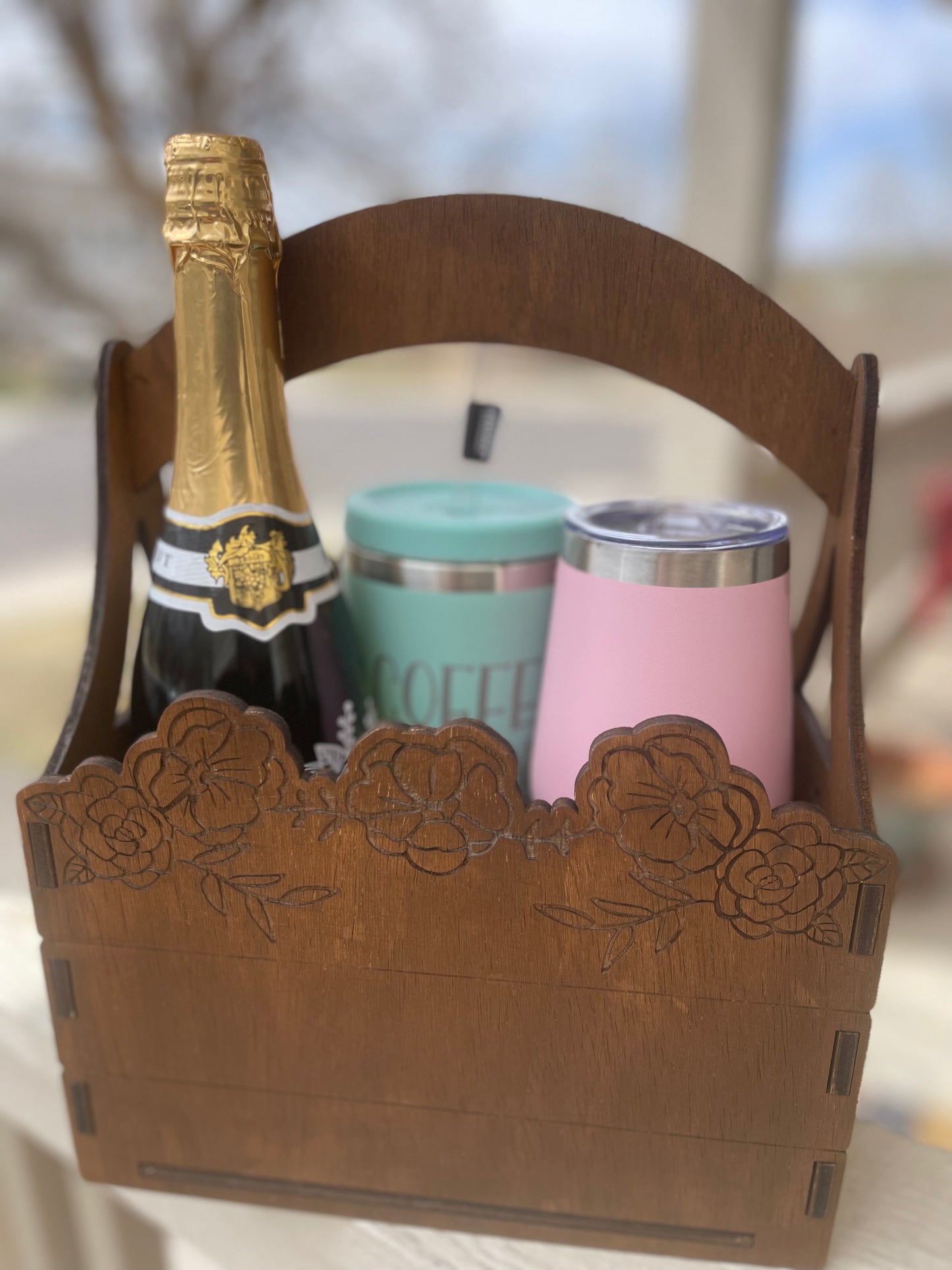Wooden Floral Box
