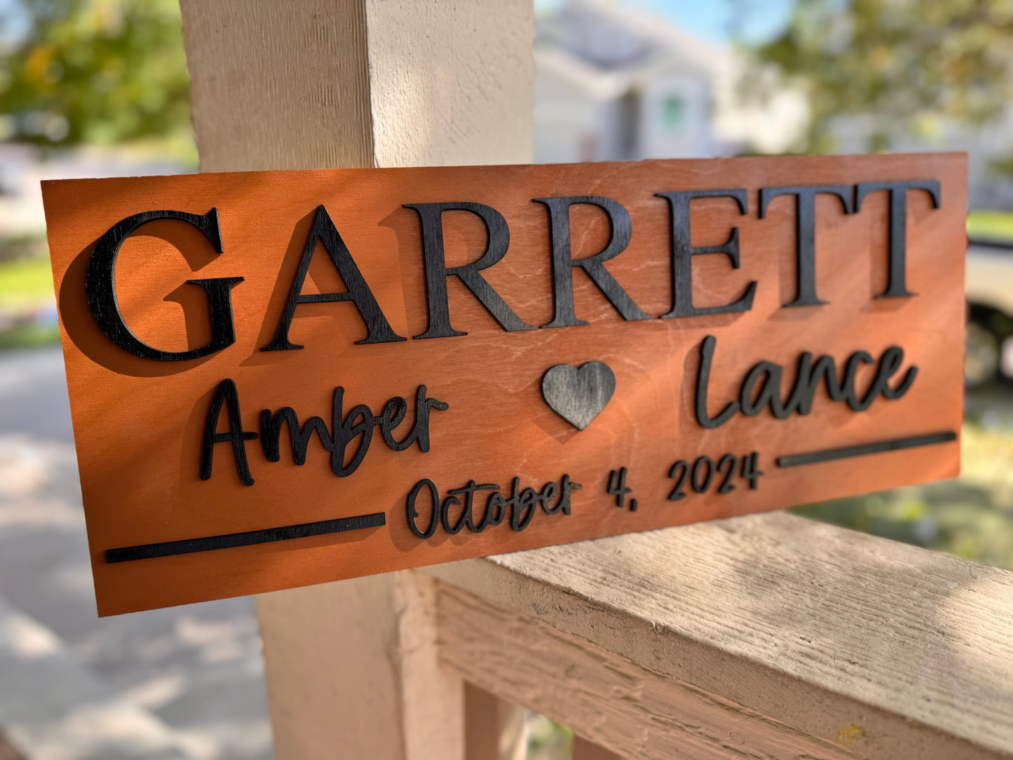 Wedding sign