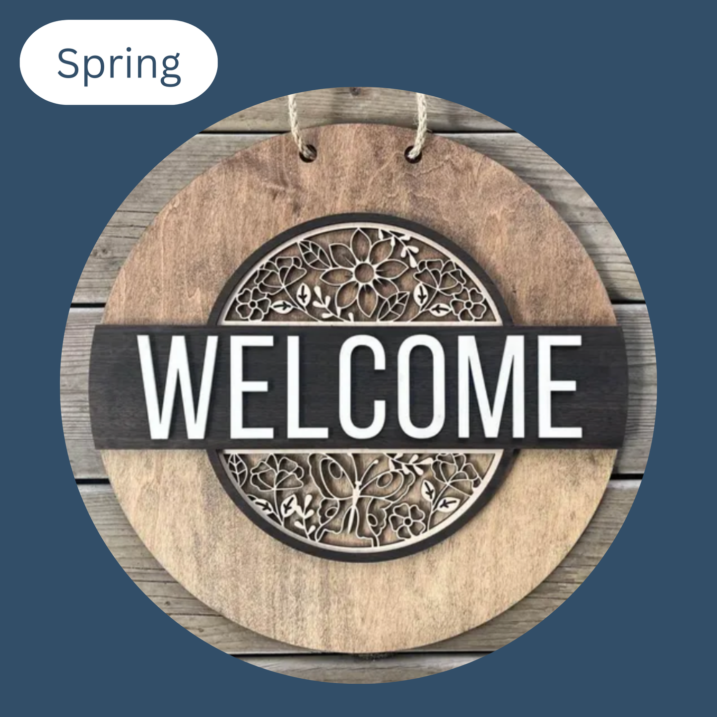Welcome Seasonal Door Hanger