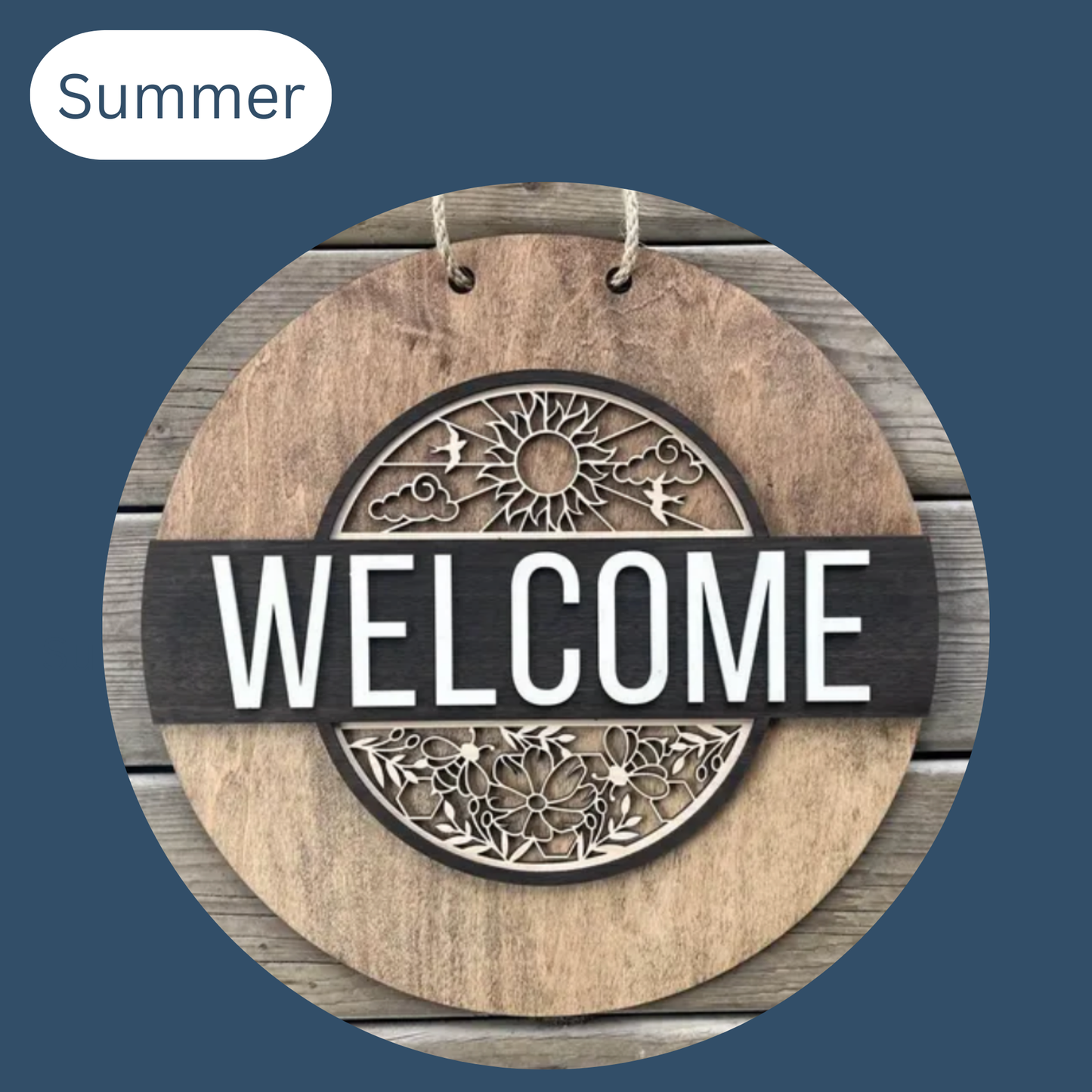 Welcome Seasonal Door Hanger