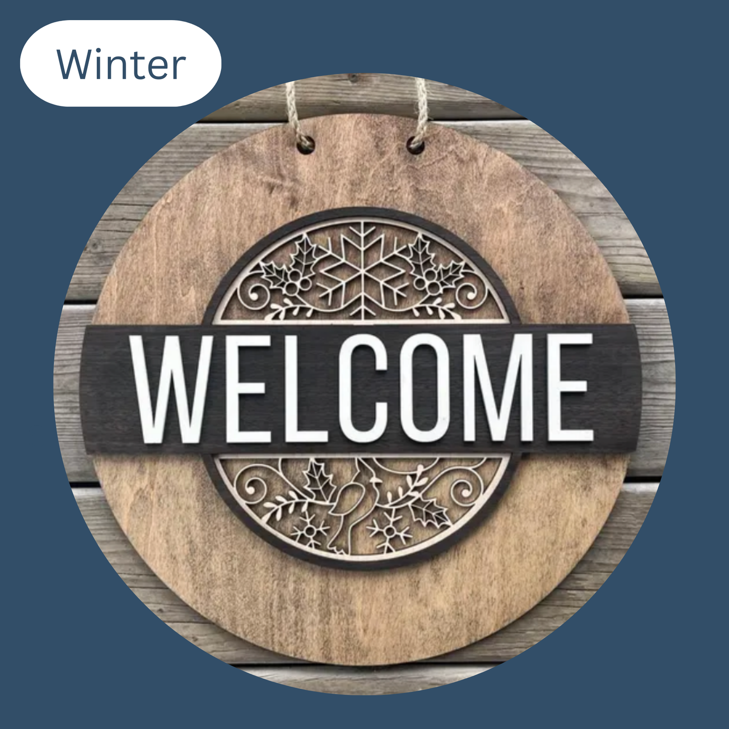 Welcome Seasonal Door Hanger