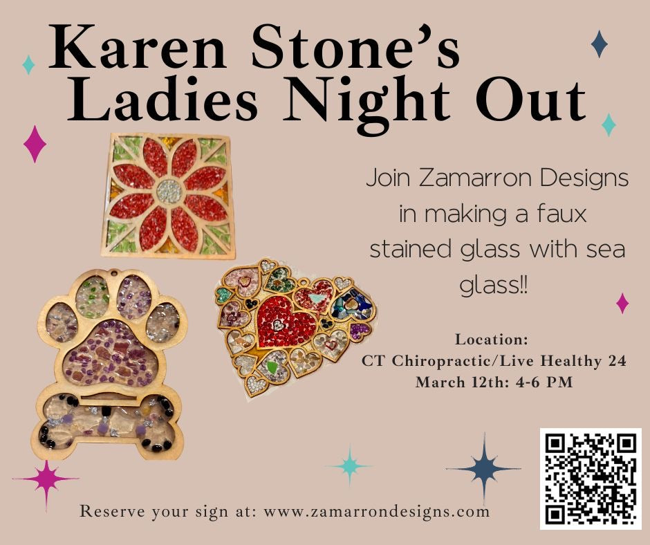 Karen Stone  (private event) - Sea Glass Frames