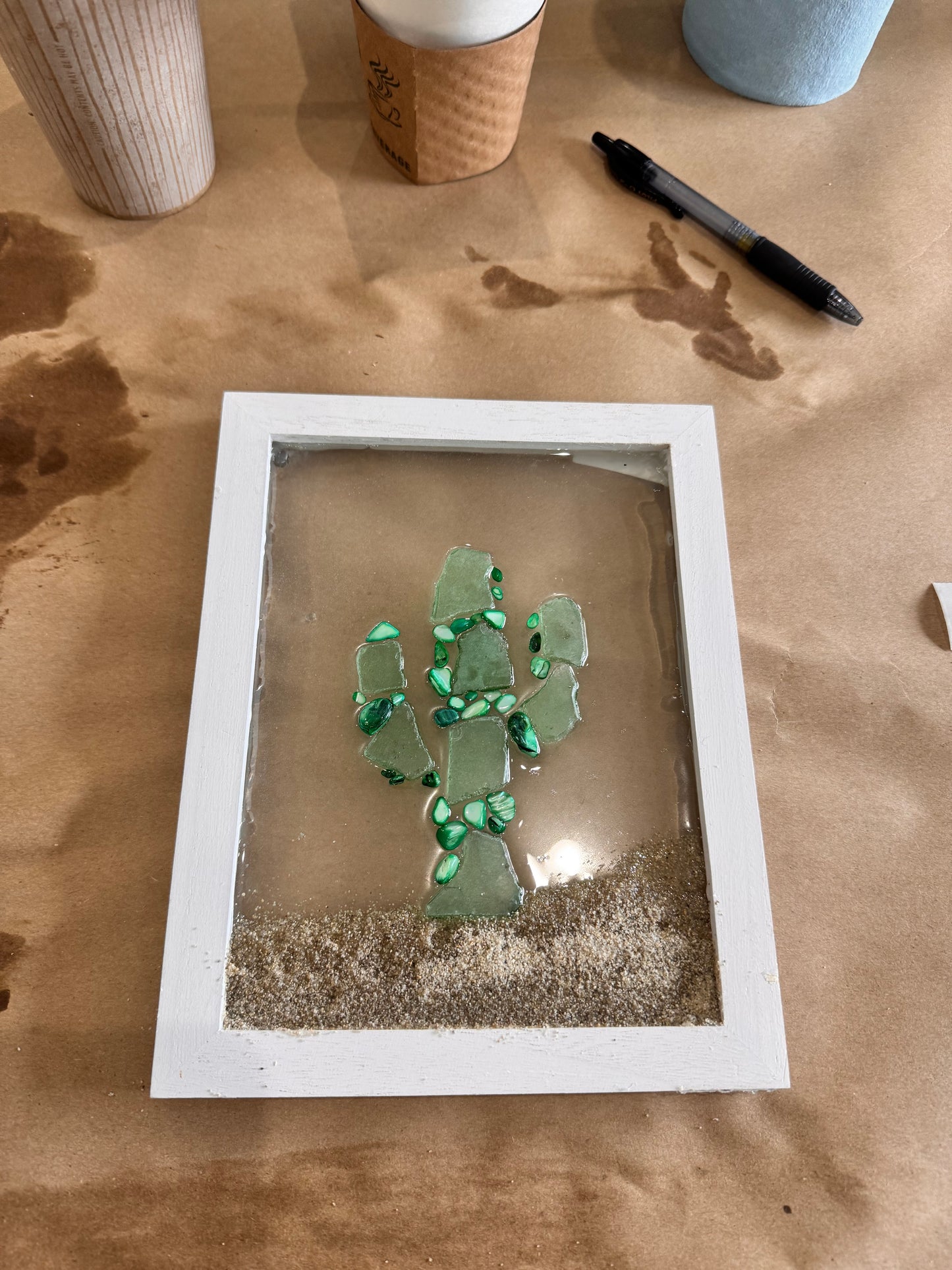 March 15 - Sea Glass Frames at Milly's Community Cafe