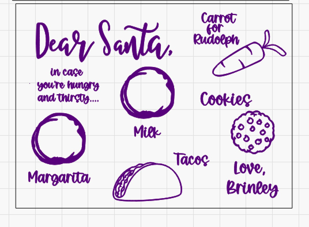 Dear Santa - marg and tacos