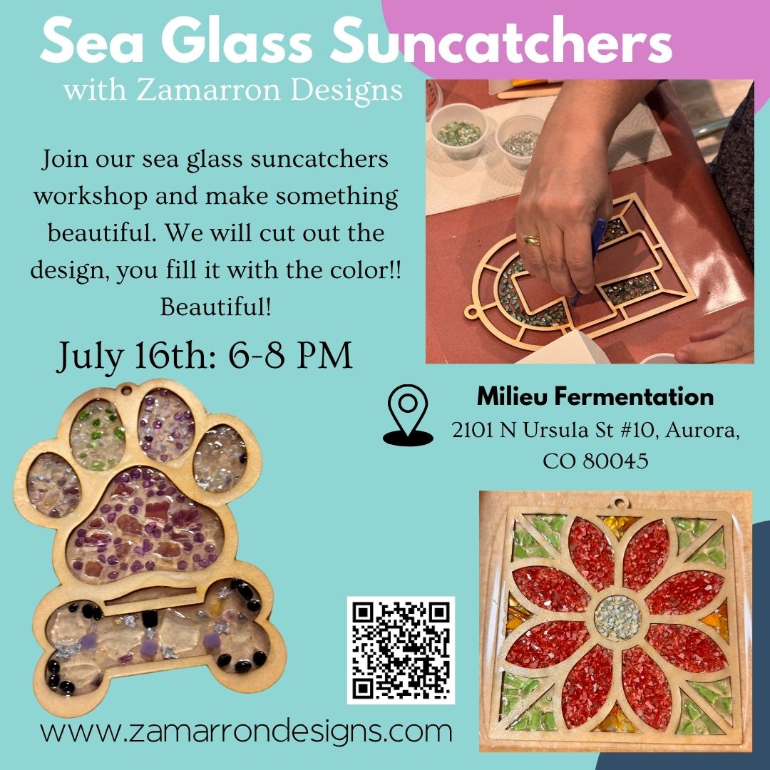 Milieu Fermentation - Sea Glass Suncatchers