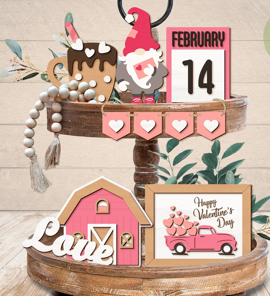 Valentine's Day Tiered Tray