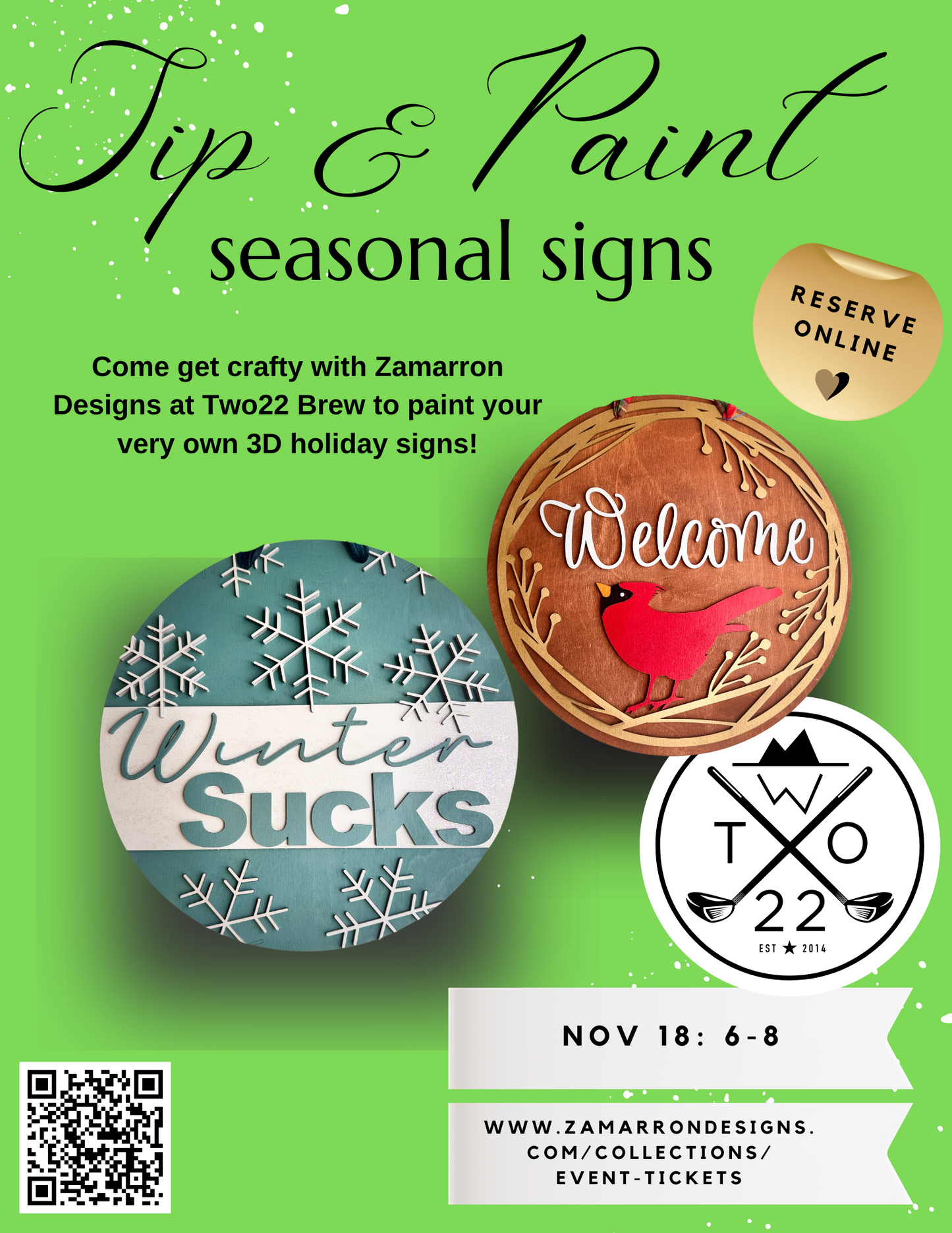 Two22 November Seasonal Signs