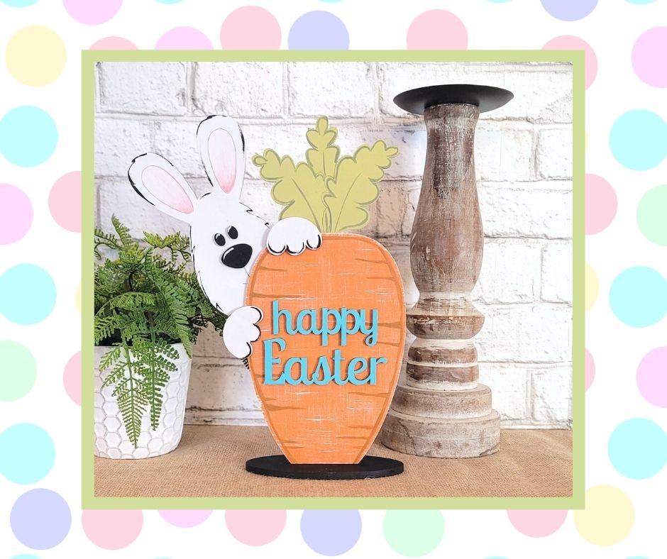 Happy Easter Bunny + Carrot DIY Kit